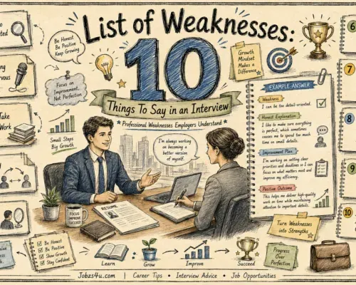 List of Weaknesses: 10 Things To Say in an Interview